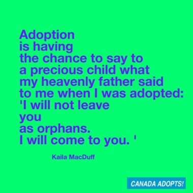 Adoption Is...Love, Loss, And So Much More - Canada Adopts